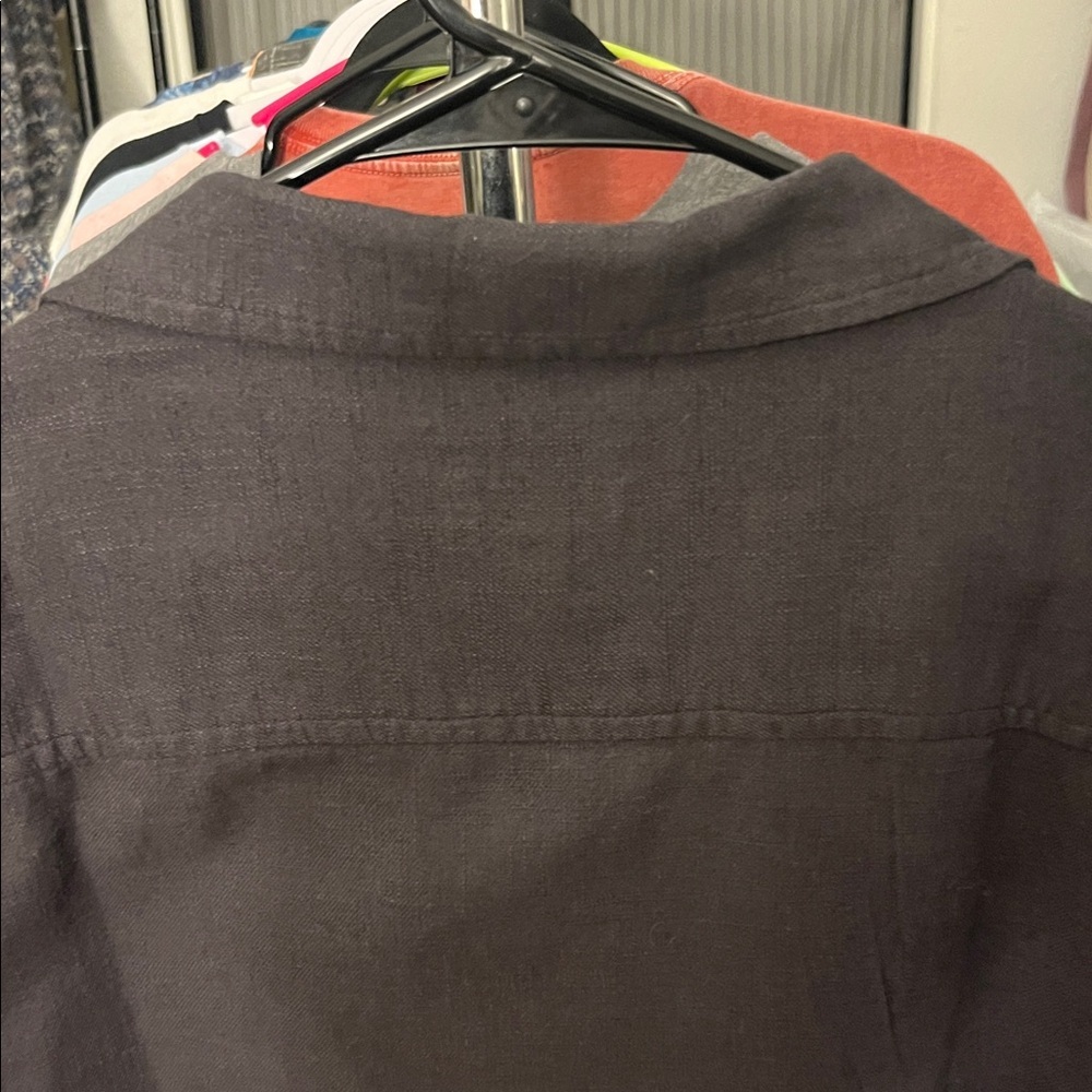 Lucky Brand Black Casual Button Down Shirt - Picture 6 of 6